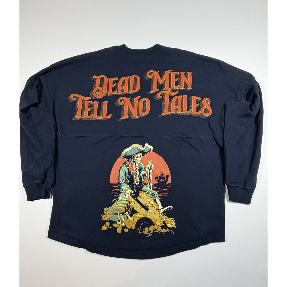 Disney Parks Pirates Caribbean Spirit Jersey Shirt 2XL Dead Men Tell No Tales